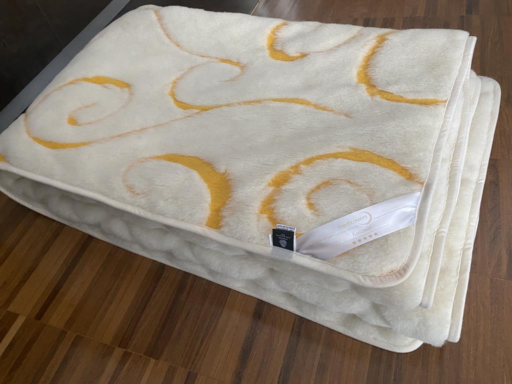 FV-Ż_Kołdra z wełny Kaszmir Gold + Kaszmir Caro 180x200